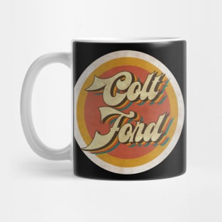 circle vintage Colt Ford Mug